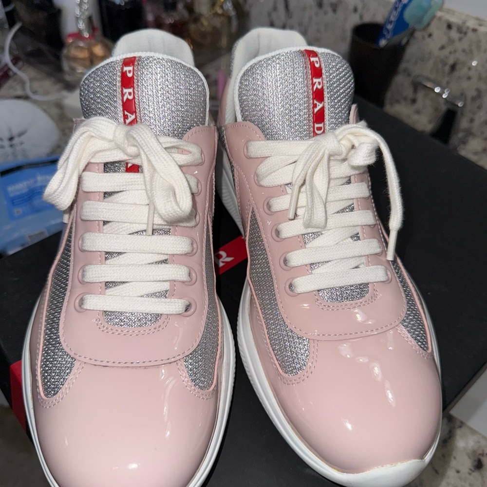 Prada America’s cup biker sneaker - Picture 4 of 8